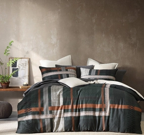 Absko Quilt Cover Set Range Pine