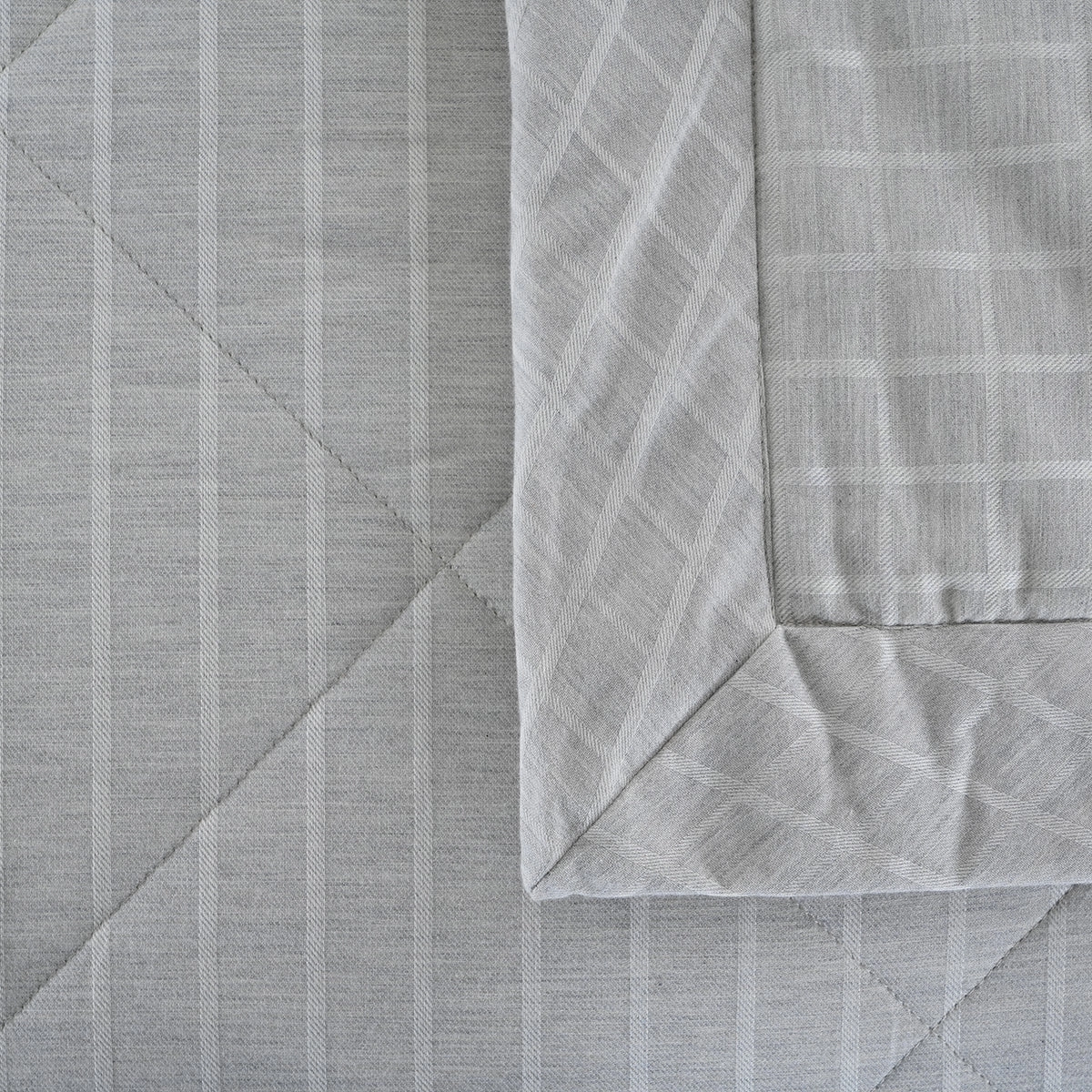 Adore 100% Cotton Filling Summer AC Grey Quilt/Quilted Bed Cover Comforter