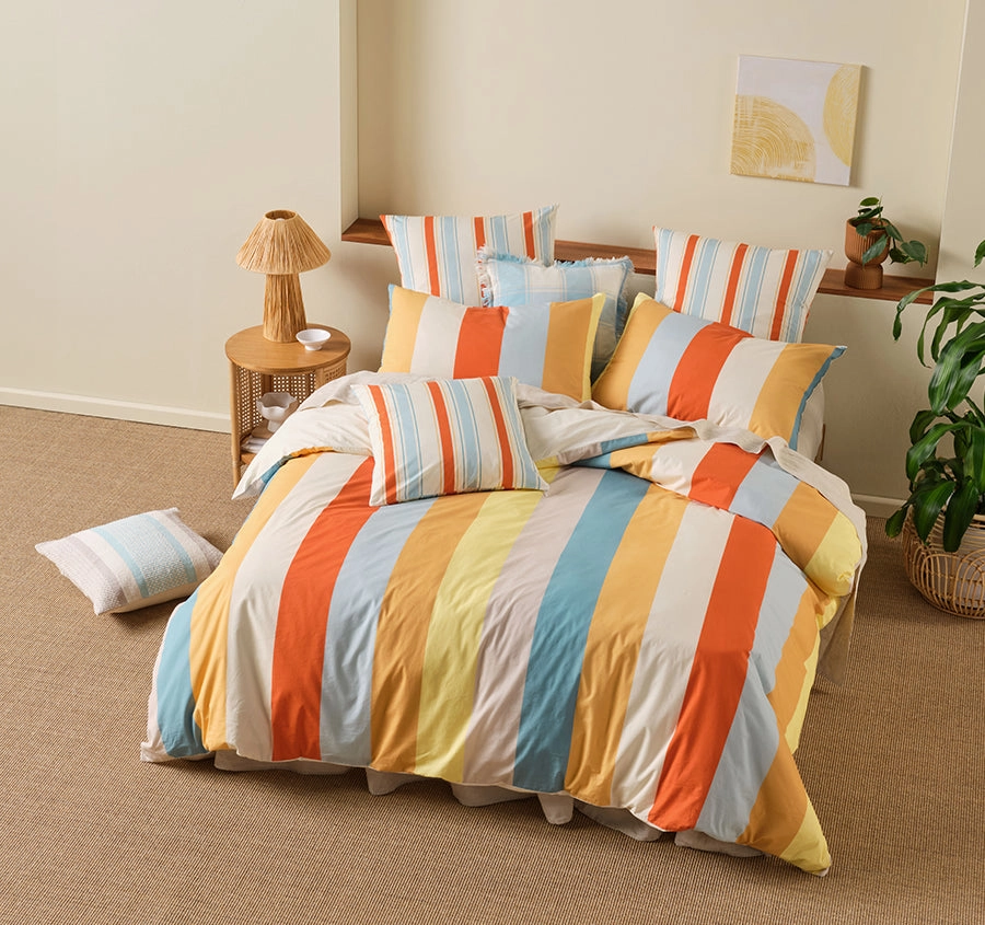 Apollo Quilt Cover Set Range Spice
