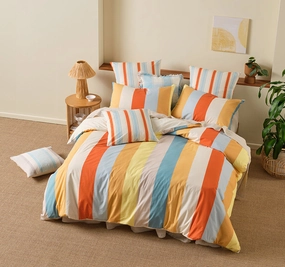 Apollo Quilt Cover Set Range Spice