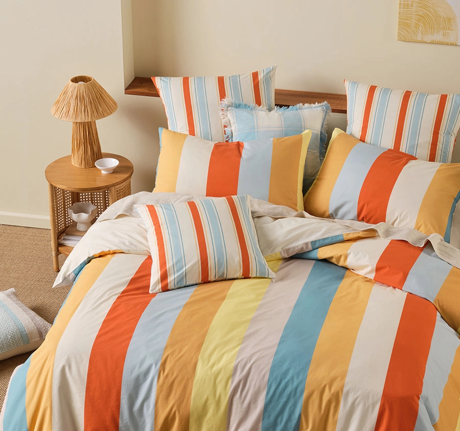 Apollo Quilt Cover Set Range Spice