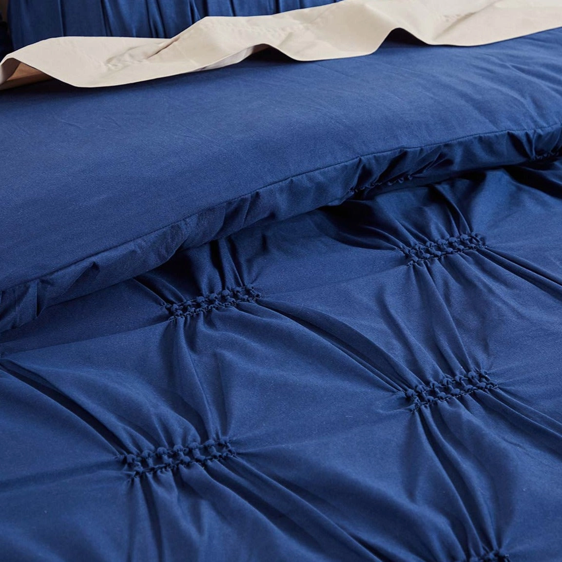 Arran Indigo Quilt Cover Set by Logan and Mason Platinum