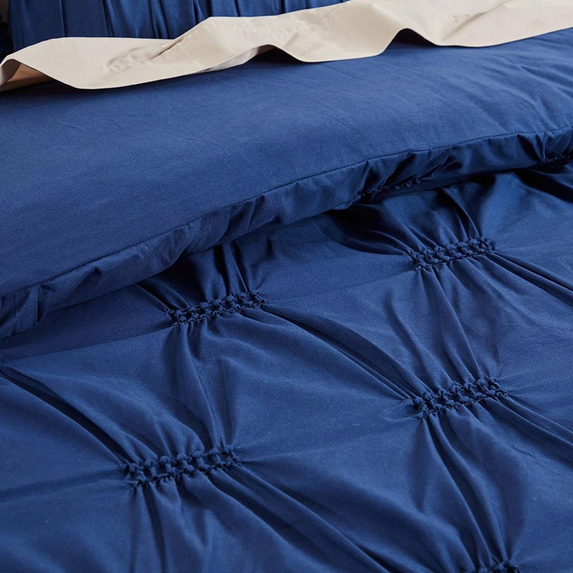 Arran Indigo Quilt Cover Set by Logan and Mason Platinum