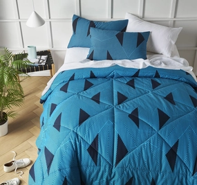 Aster Comforter Set Range Blue