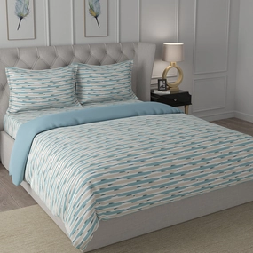 Backyard Patio Astra Summer AC Quilt/Quilted Bed Cover/Comforter Teal