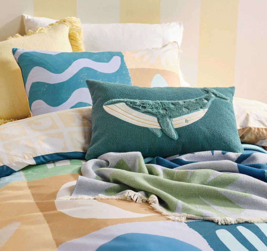 Beach Day Quilt Cover Set Range Saltwater