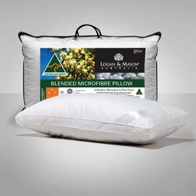 Blended Microfibre Pillow by Logan & Mason