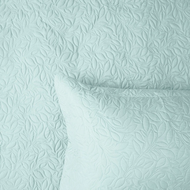 Botanica Glacier Coverlet Set By Bambury