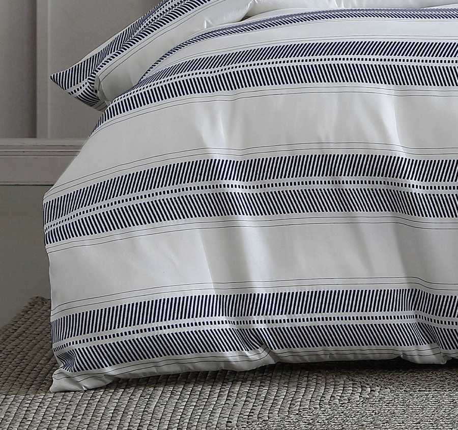 Cadet Quilt Cover Set Range Navy