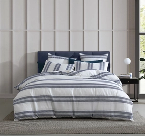 Cadet Quilt Cover Set Range Navy