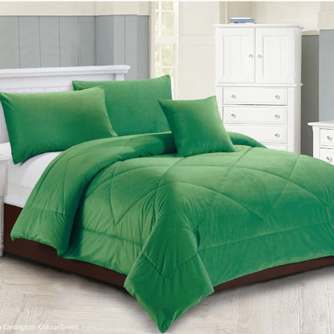Carrington Green Quilt Set by Georges Fine Linens