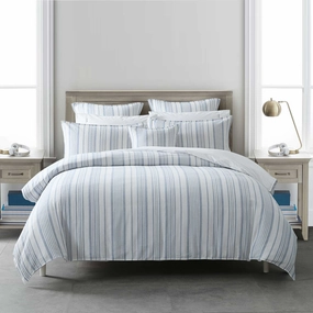 Cayman Blue Quilt Cover Set by Bianca