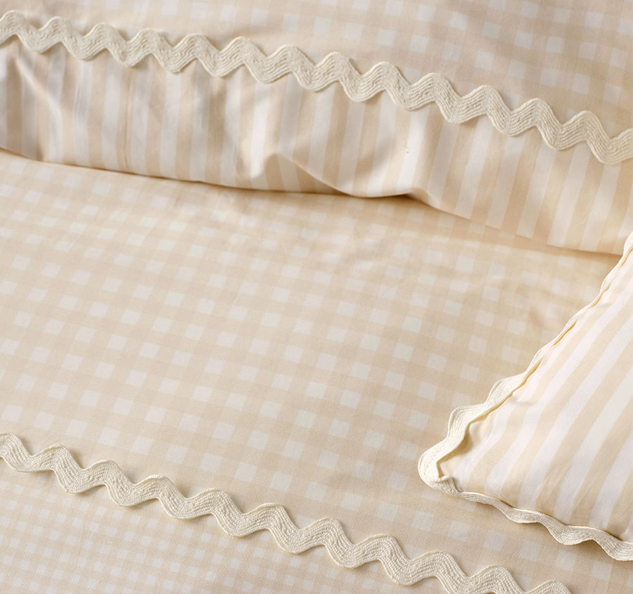 Chica Quilt Cover Set Range Natural