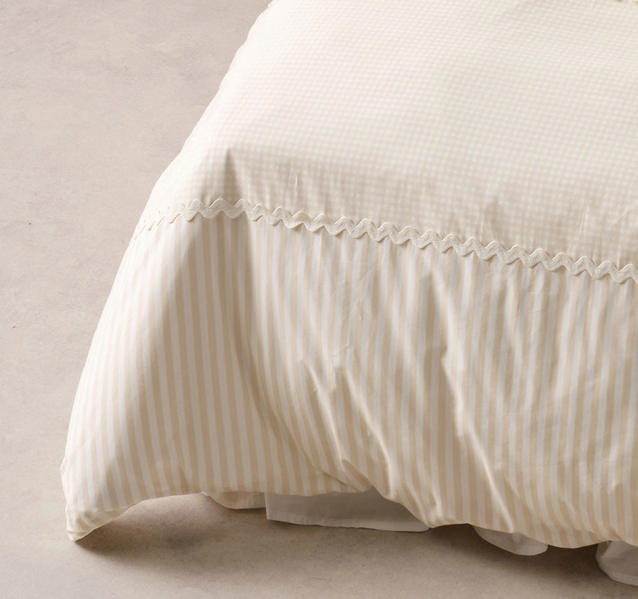 Chica Quilt Cover Set Range Natural