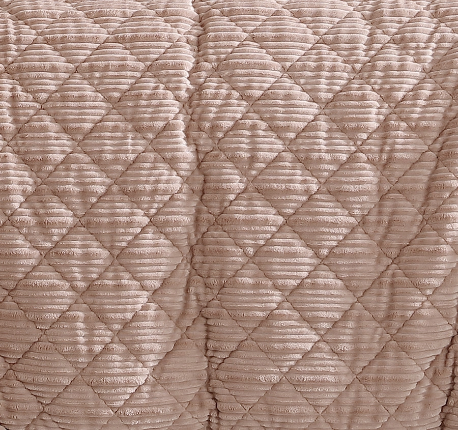 Corbin Quilt Cover Set Range Blush