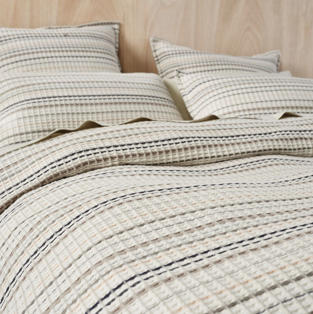 Dana Mushroom Quilt Cover Set by Linen House