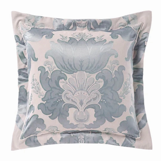 Dionisia Blue European Pillowcase by GRACE Linen House