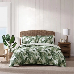 Fiesta Palms Green Quilt Cover Set by Tommy Bahama