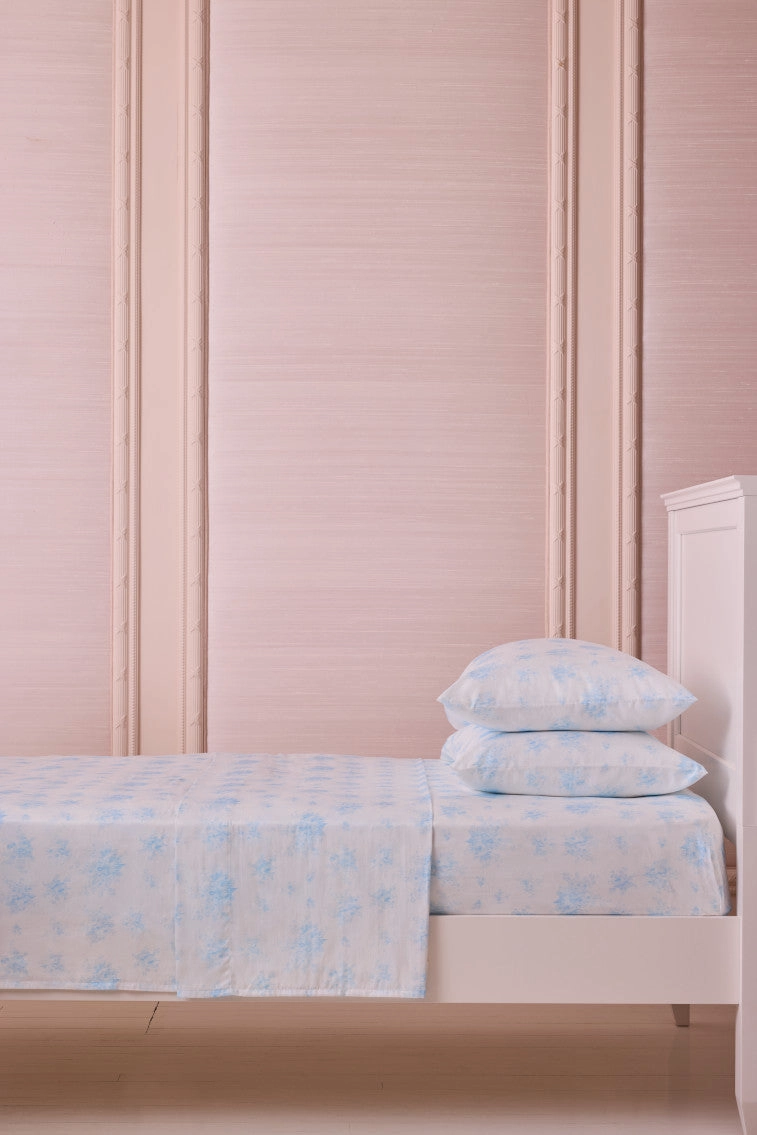 Floral Cotton Sateen Sheet Set