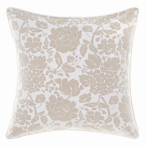 Florentina Natural European Pillowcase by GRACE Linen House
