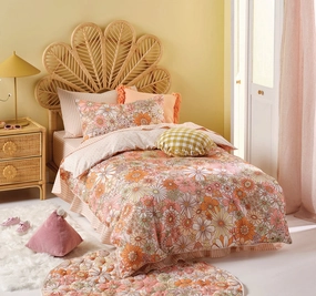 Flower Power Quilt Cover Set Range Multi