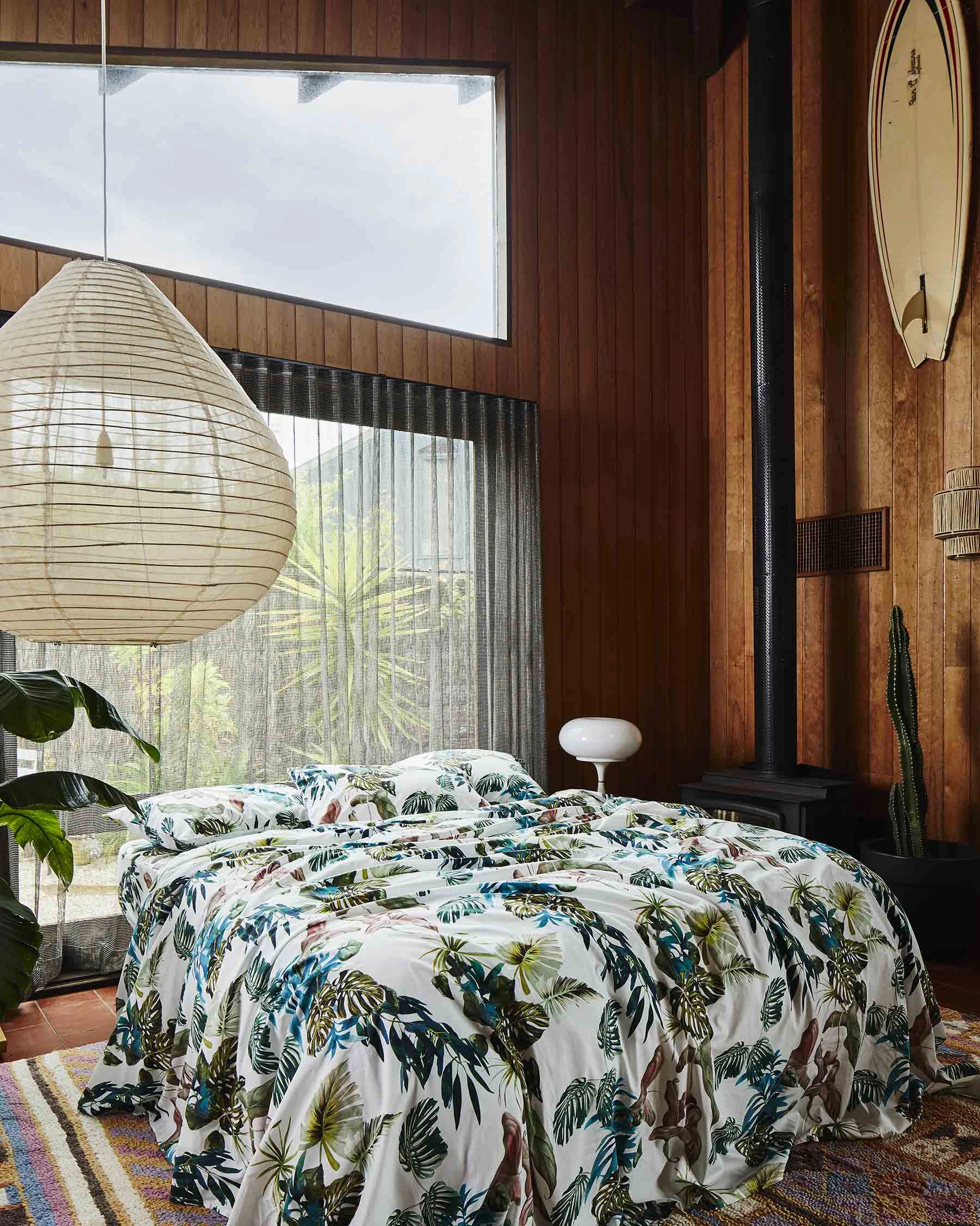 Foliage Organic Cotton Quilt Cover (US)