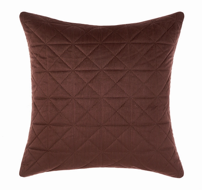 Heath Quilt Cover Set Range Chocolate