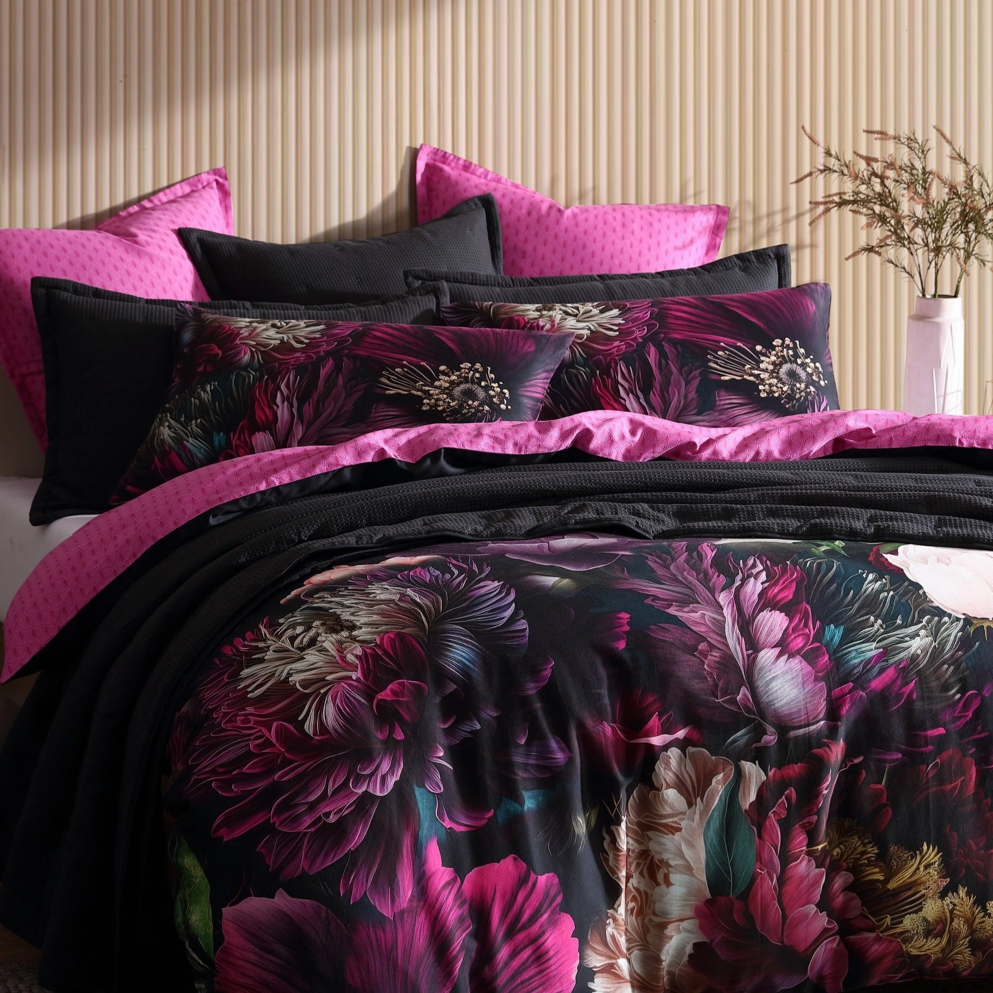 Inner Sanctum Pink Quilt Cover Set by Logan and Mason