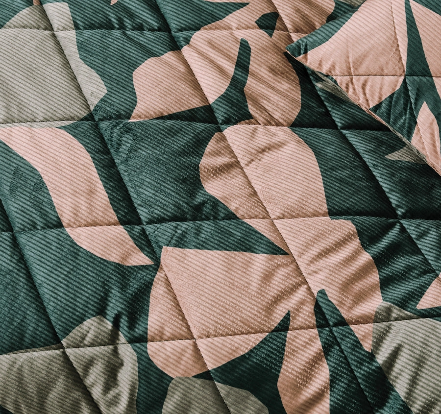 June Quilt Cover Set Range Forest