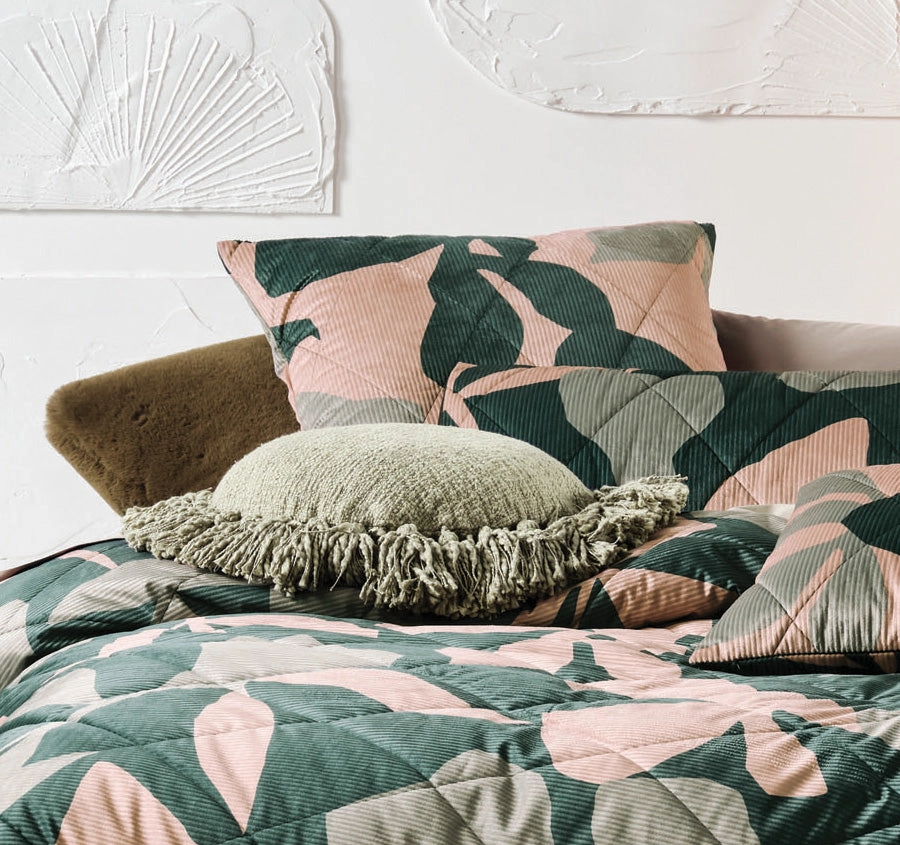 June Quilt Cover Set Range Forest