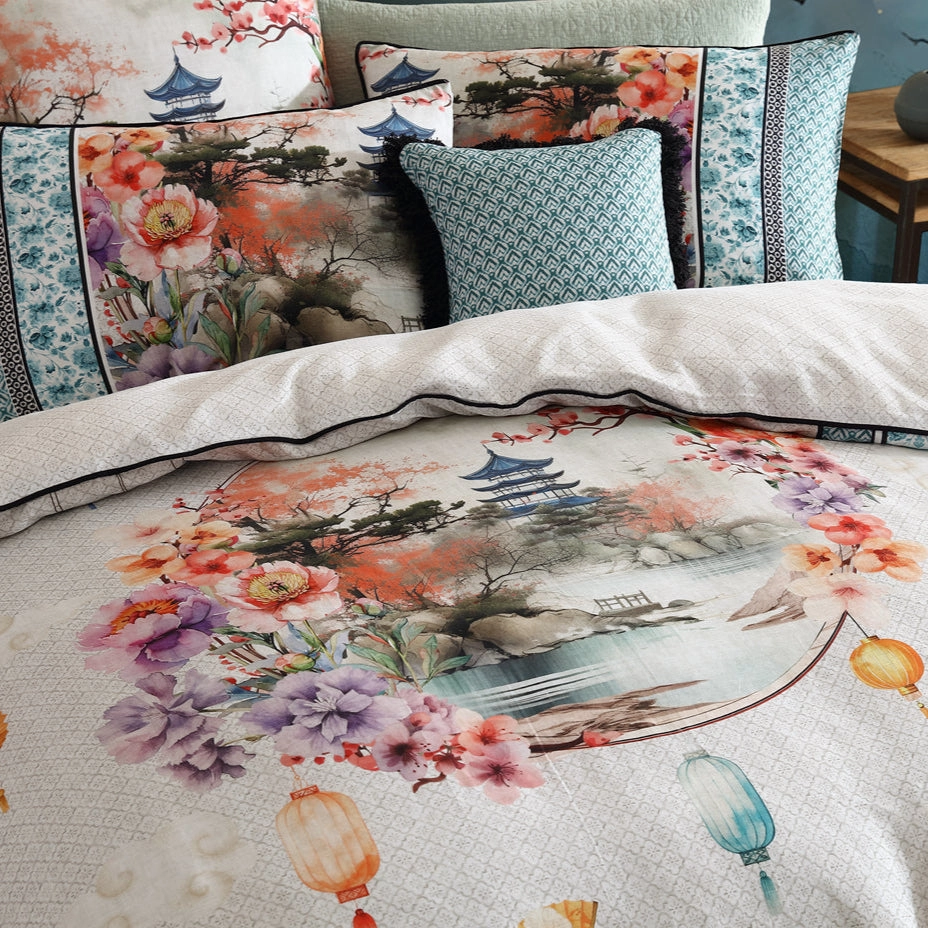 Kaida Multi Quilt Cover Set by Logan and Mason