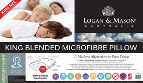 KING Blended Microfibre Pillow by Logan & Mason