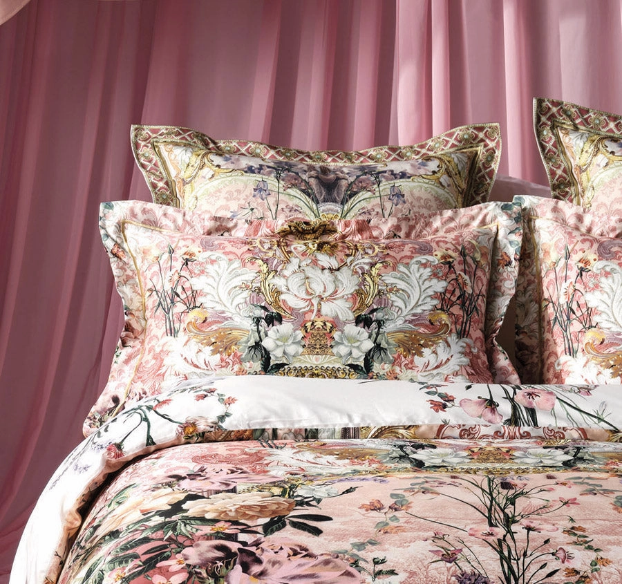 Kissed By The Prince Quilt Cover Set Range Pink