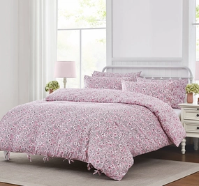 Libby Quilt Cover Set Range Pink