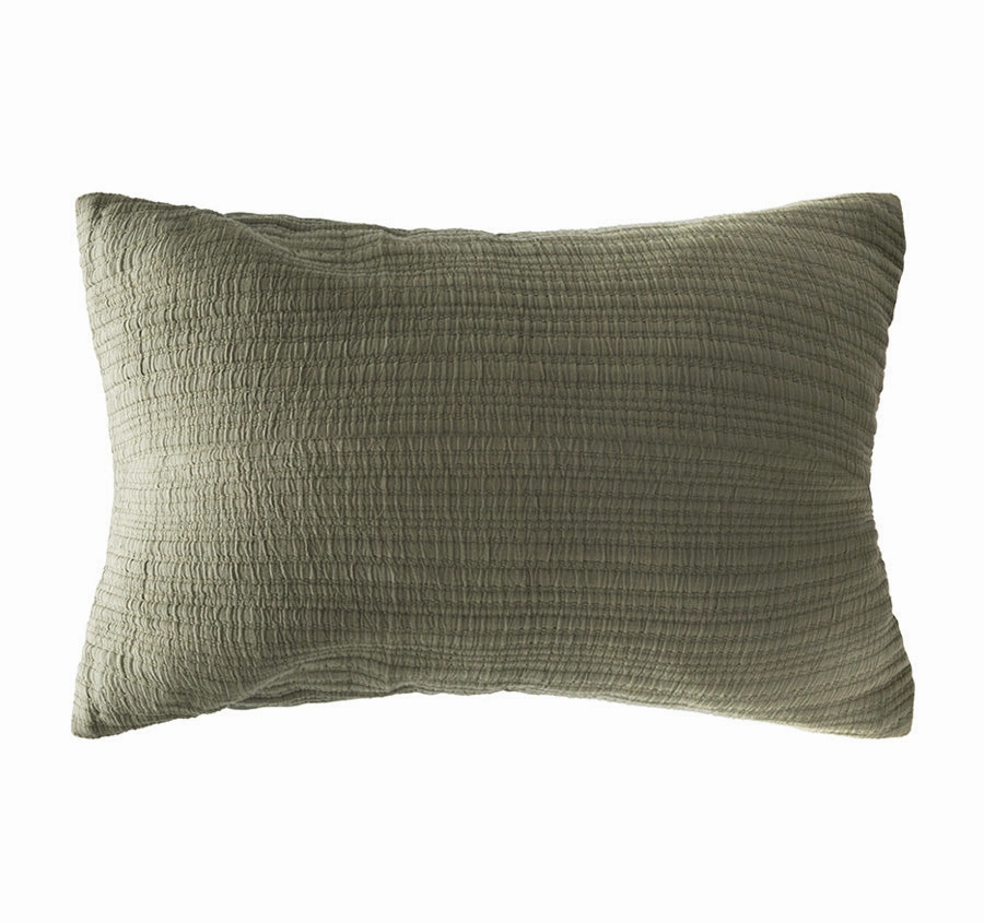 Lores Quilt Cover Set Range Olive