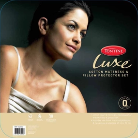 Luxe Cotton Mattress & Pillow Protector Set by Tontine