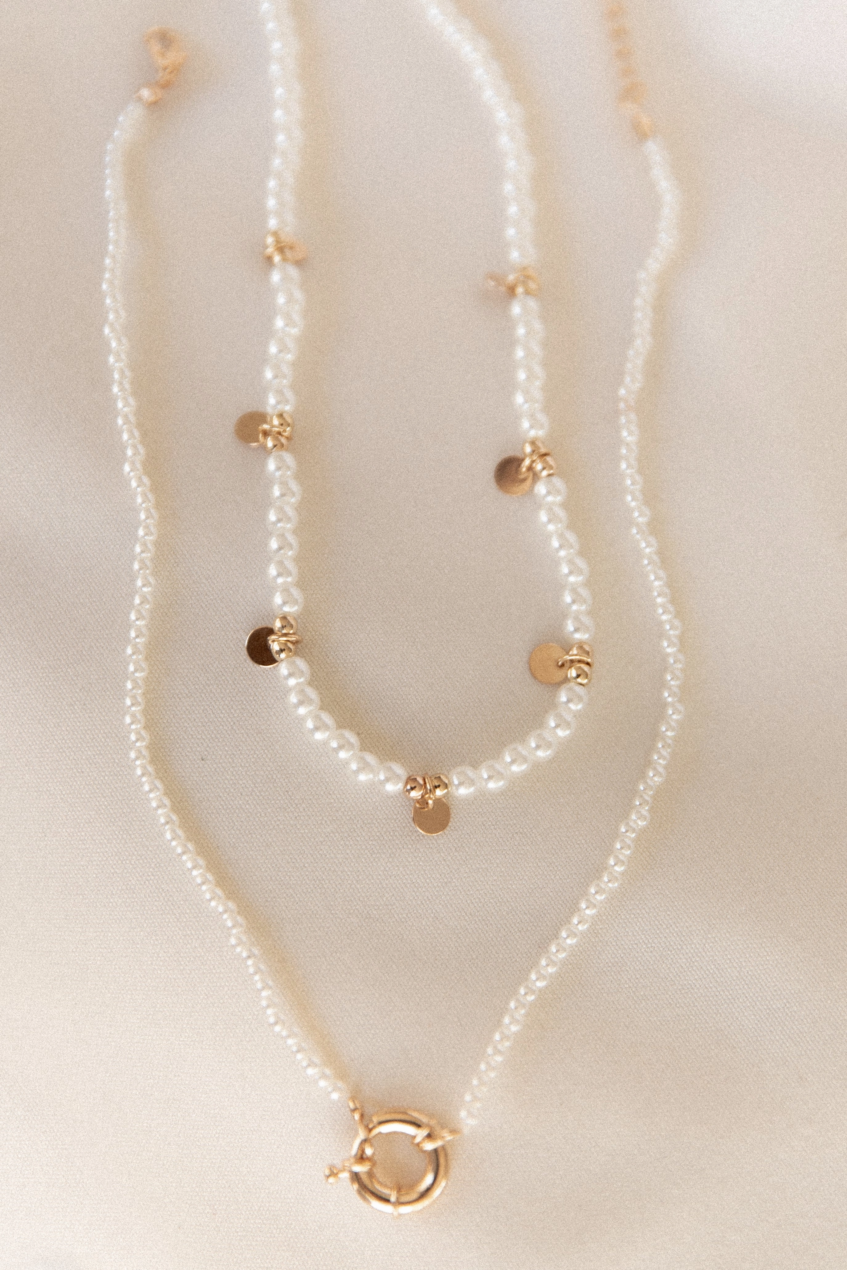 Mae Necklace - Pearl