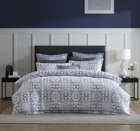 Mayfair Quilt Cover Set Range Navy