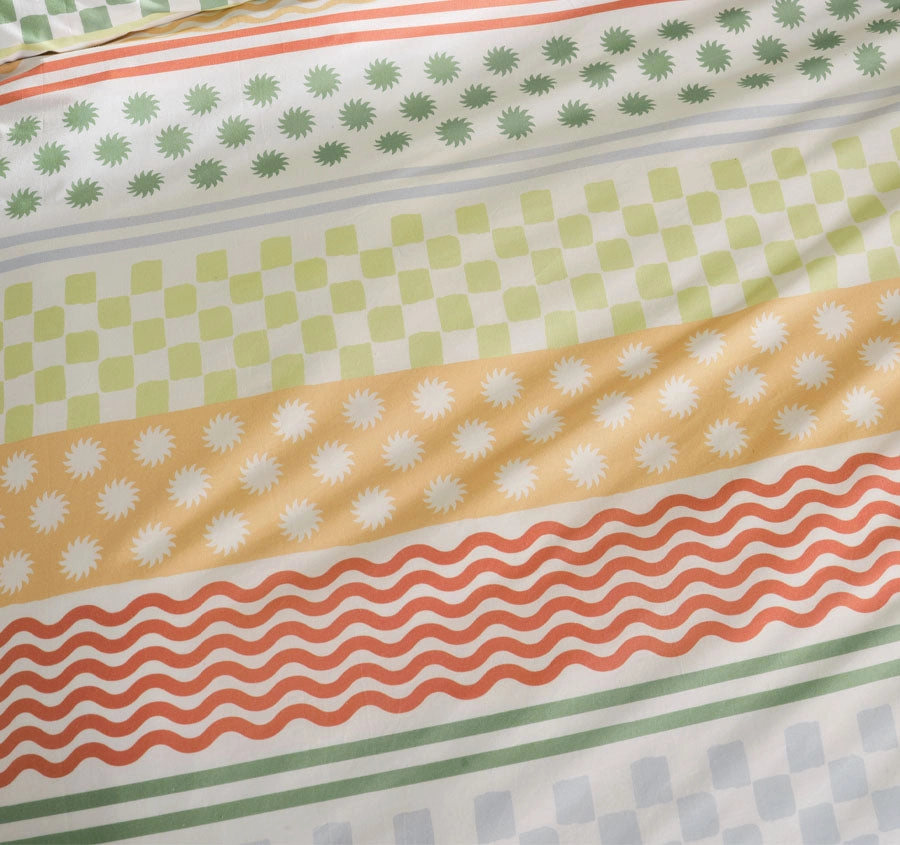 Noto Quilt Cover Set Range Multi