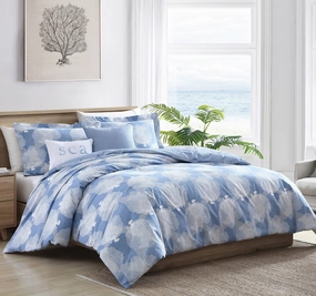 Ohana Quilt Cover Set Range Coastal Blue