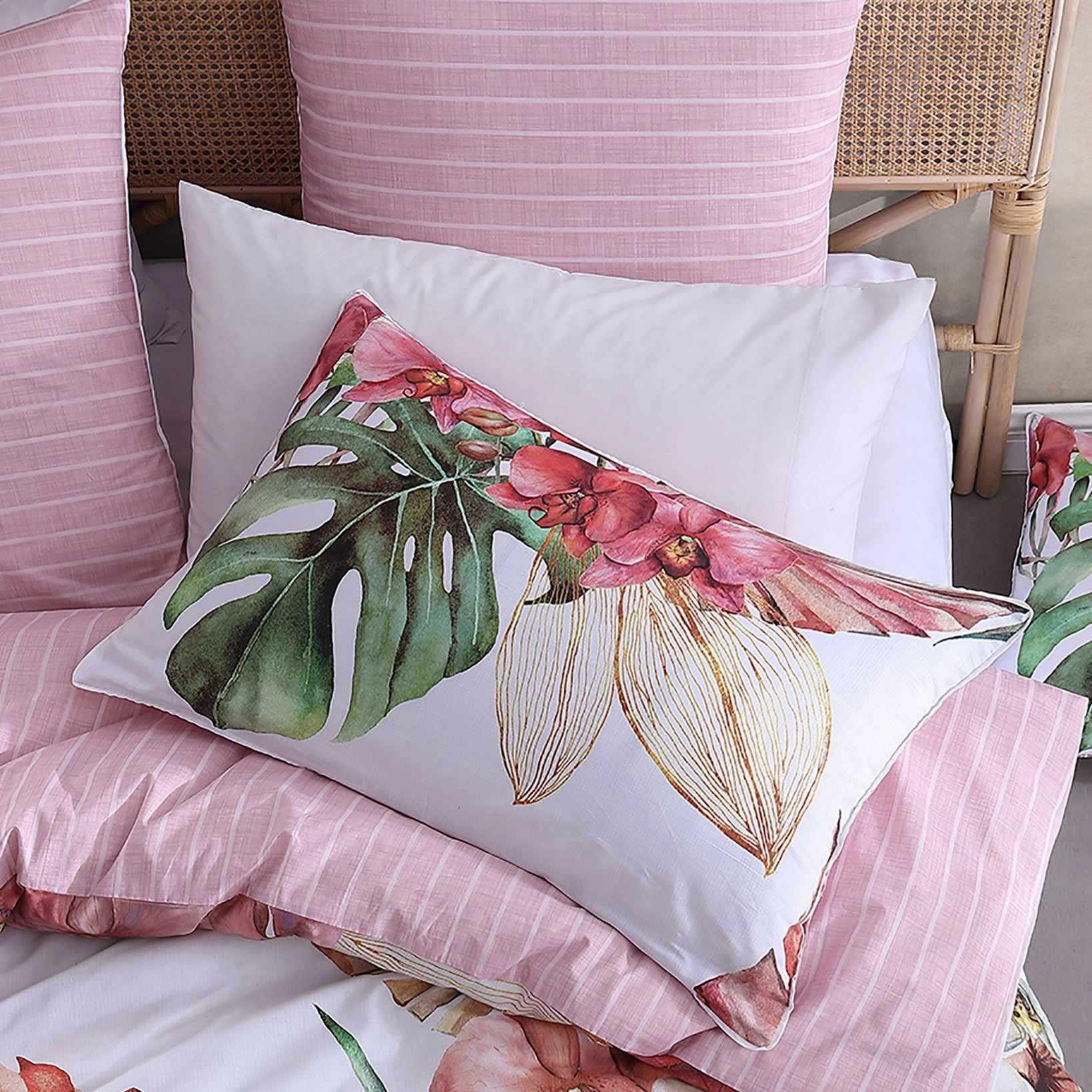 Orchadia Pink Quilt Cover Set by Logan and Mason