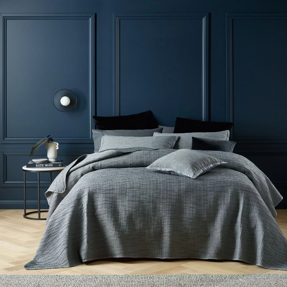 Orion Coverlet Set Grey by Bianca
