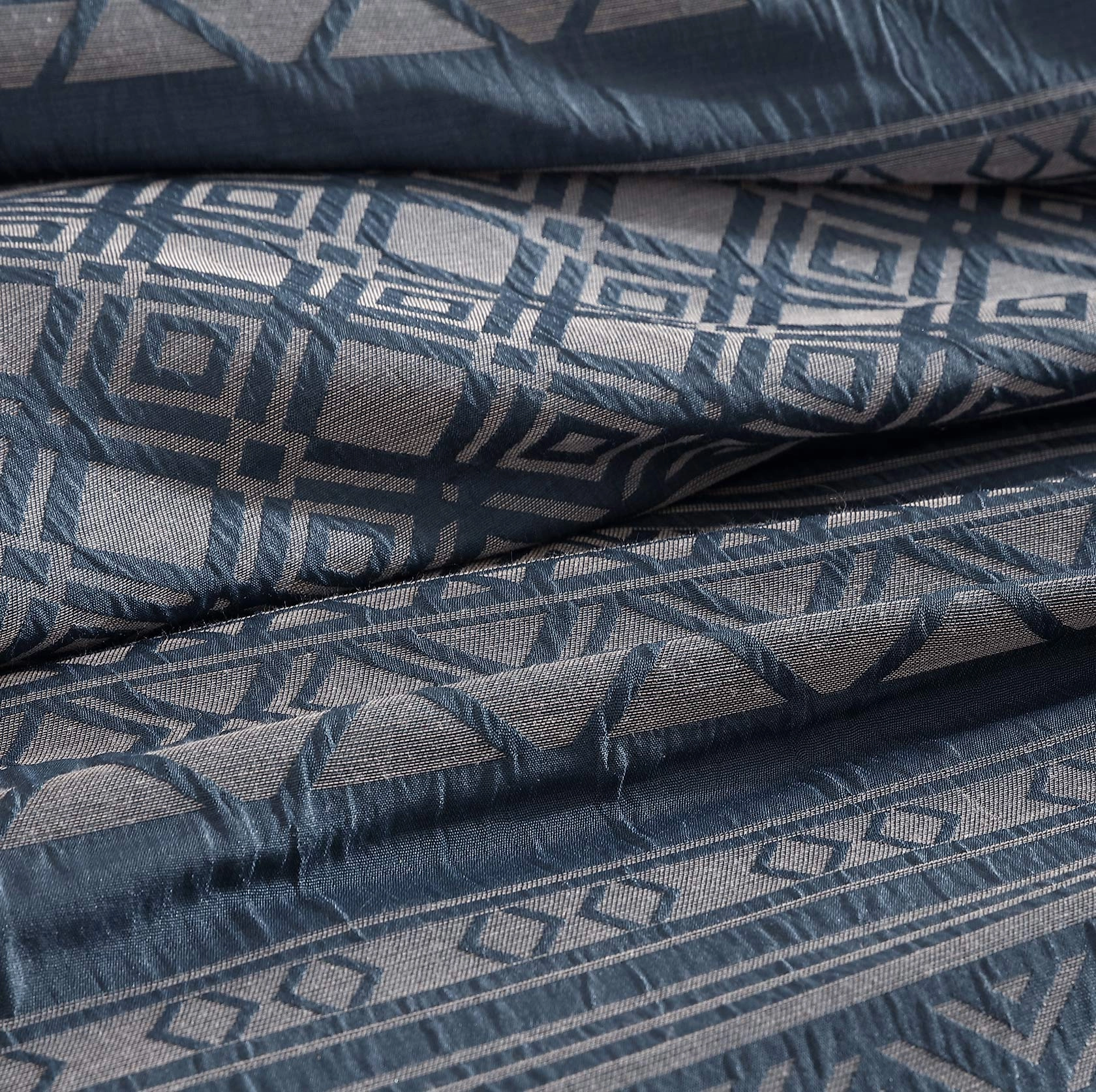Orlando Indigo Quilt Cover Set by Logan and Mason Platinum