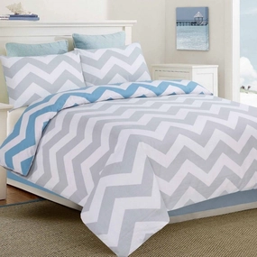 Ottavio Chevron Reversible Quilt Cover by Apartmento