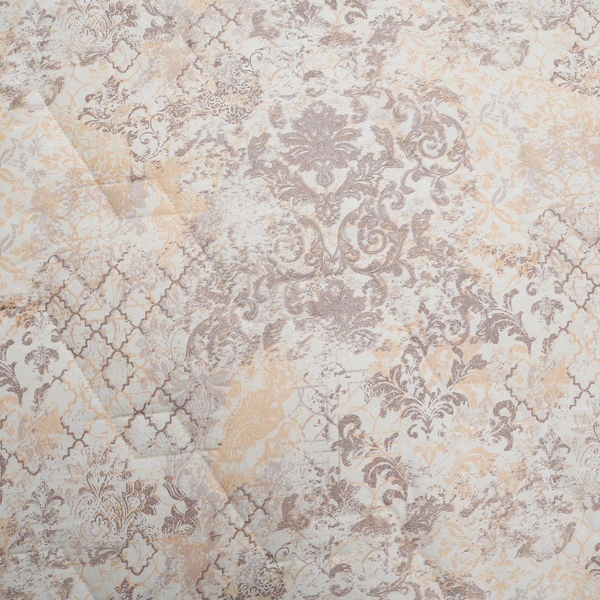 PBS Refined Retro Nouvel Damask Neutral Summer AC Quilt/Quilted Bed Cover/Comferter