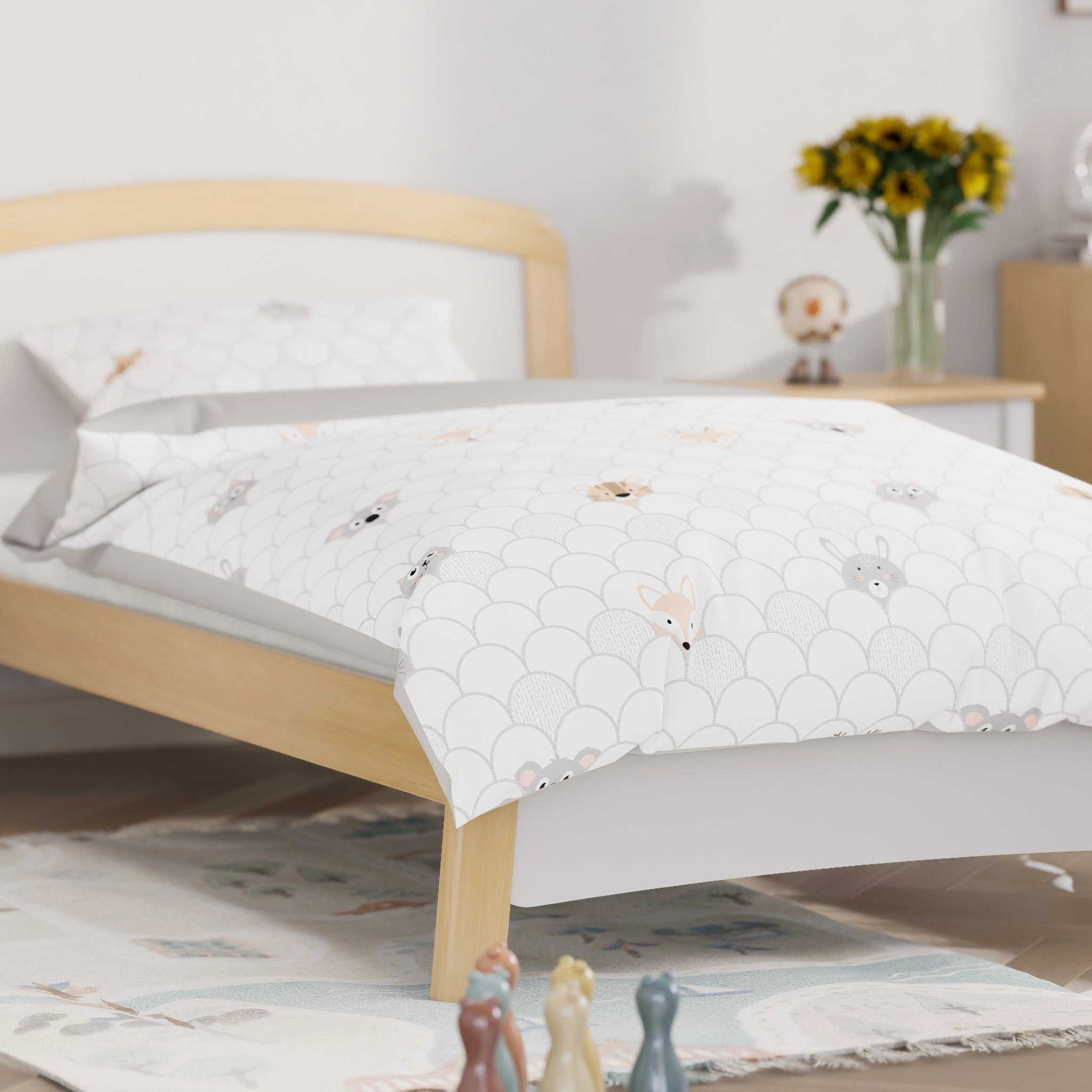 Peek-a-Boo Single Quilt Cover Set