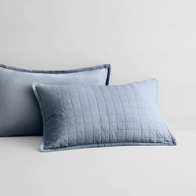 Reilly CHAMBRAY Standard PIllow Sham by Sheridan