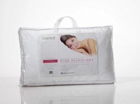 Relax Right Microfibre Pillow - Low Profile by Bianca