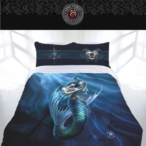 Sailors Ruins Mermaid Quilt Cover Set by Anne Stokes