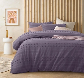 Sans Sovci Quilt Cover Set Range Lilac